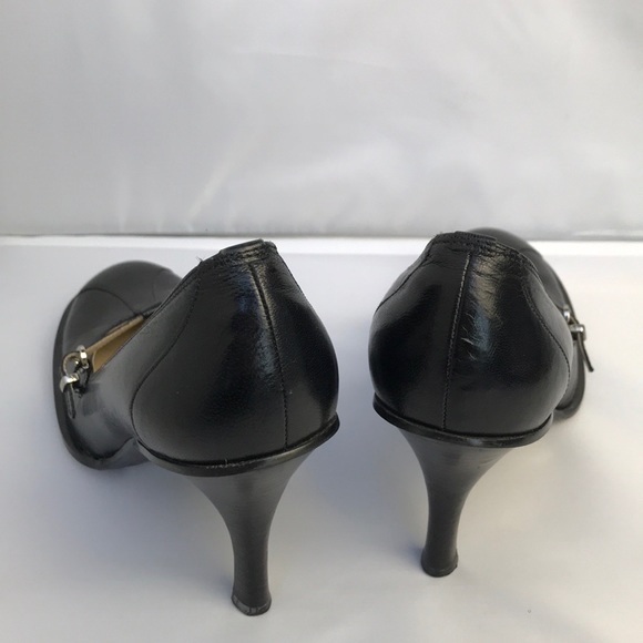 BCBG Maxazria Black Mary Jane heels sz US 7.5 - Picture 8 of 12